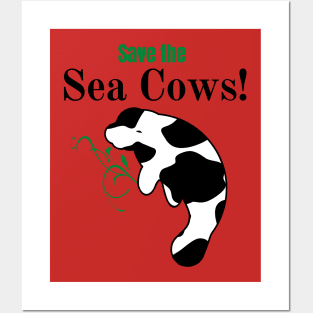 Save the Sea Cows! Posters and Art